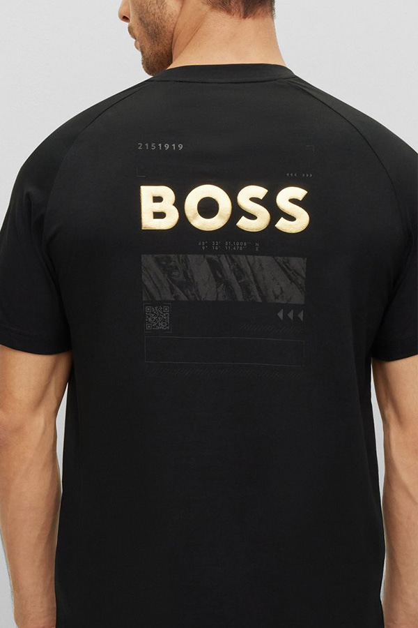 T-SHIRT BOSS - 001 BLACK